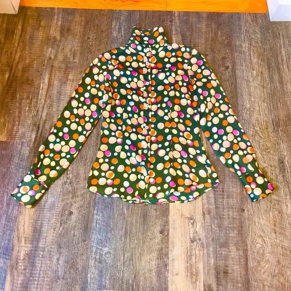 Vintage Dolce & Gabbana Fitted Silk Blouse - Picture 6 of 13